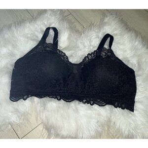 Bali 6591 Lace Desire ComfortFlex Fit WF Bra Convertible Womens XL XLarge Black
